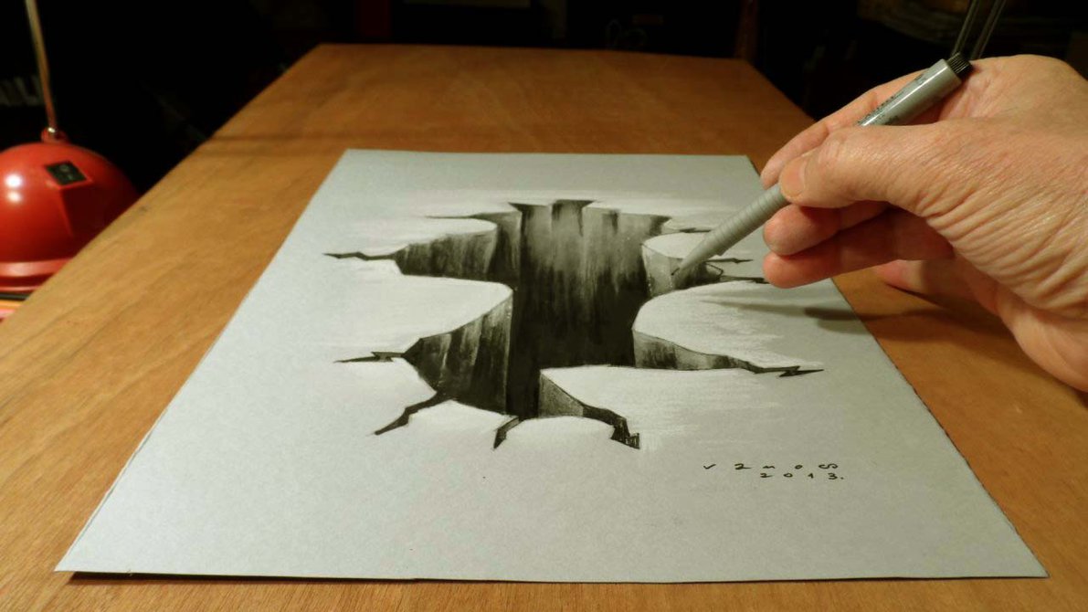 Awesome 3D Notebook Drawings Created by a 15 Year Old Kid