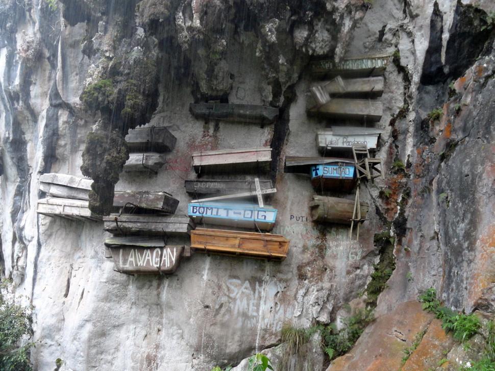 2. Hanging Coffins of Sagada, Philippines