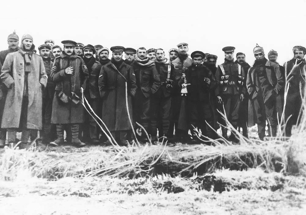 10. Christmas truce of WW1 on Dec. 24, 1914.
