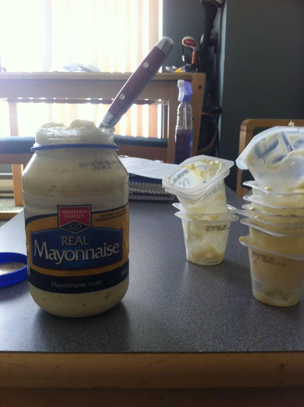 12. Replace mayo with pudding