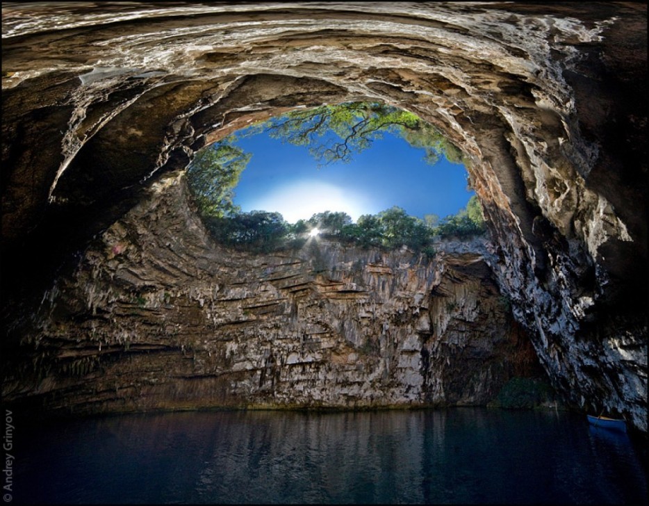 4. Melissani Cave in Greece