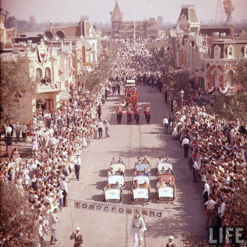 9. Disneyland opening day 1955