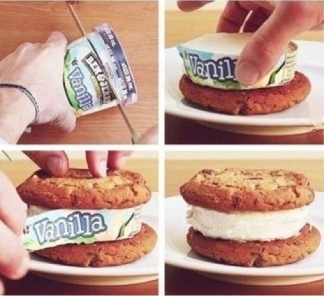 9. Ice cream sandwich