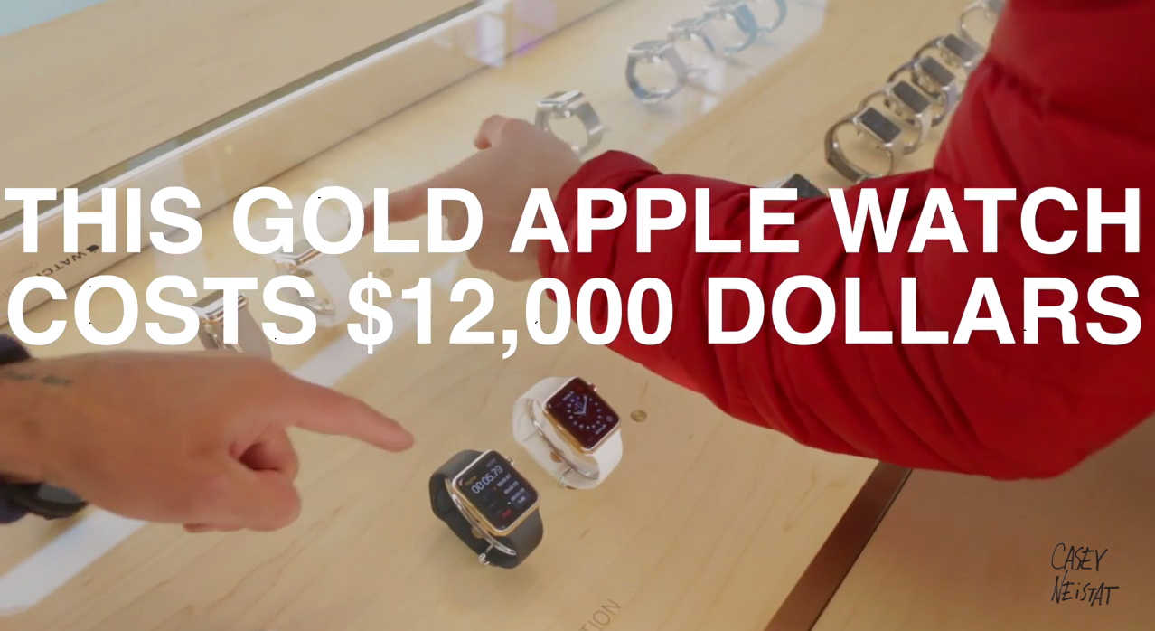 gold apple watch expensive