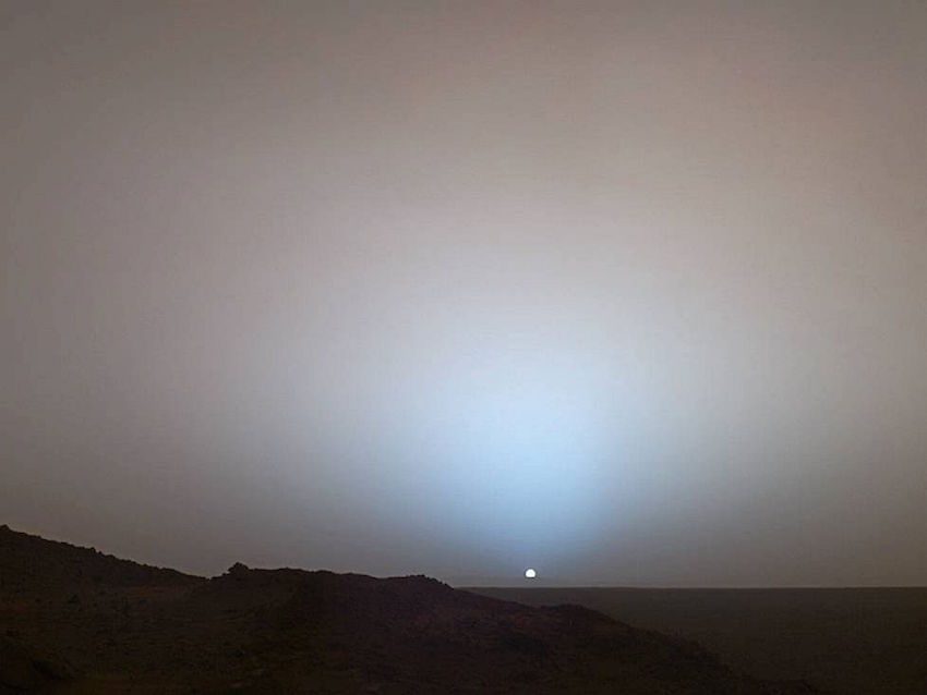 5. The Sun Setting On Mars - 2005