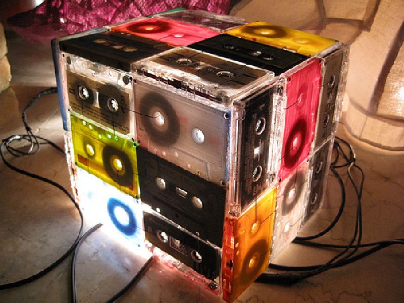 Unbelievable Ways To Use Cassette Tapes In Your Home Decorating