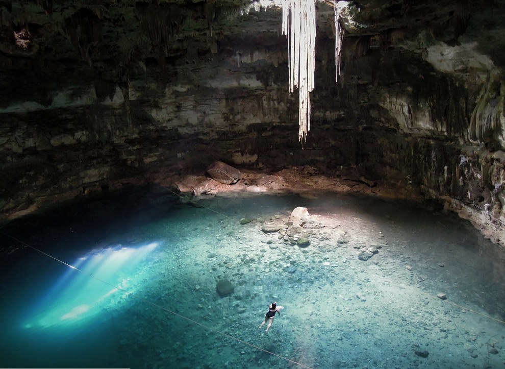 Cenote Dzitnup, Yucatan, Mexico