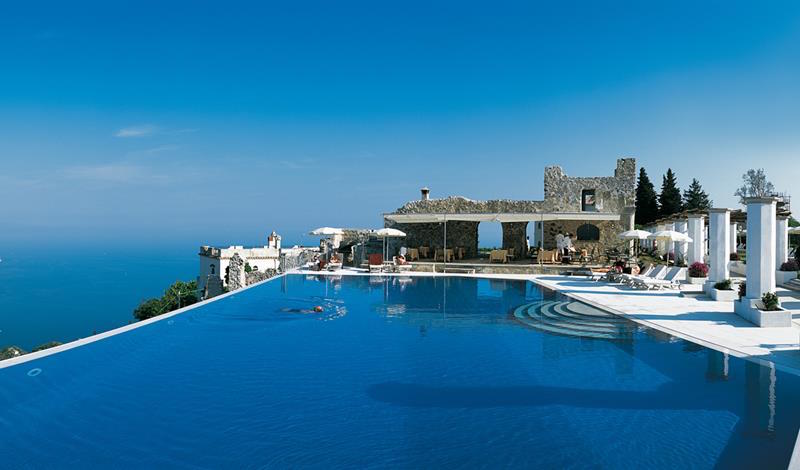 The Hotel Caruso’s Infinity Pool