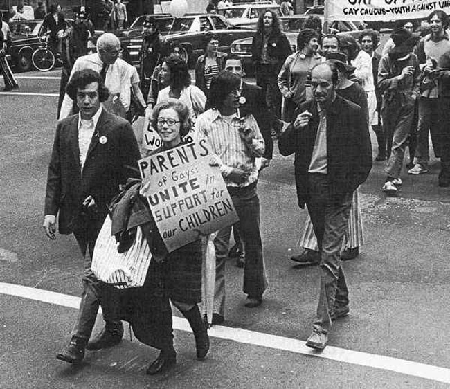 1. Jeanne Manford Supporting Gay Rights Marching during the Pride Parade