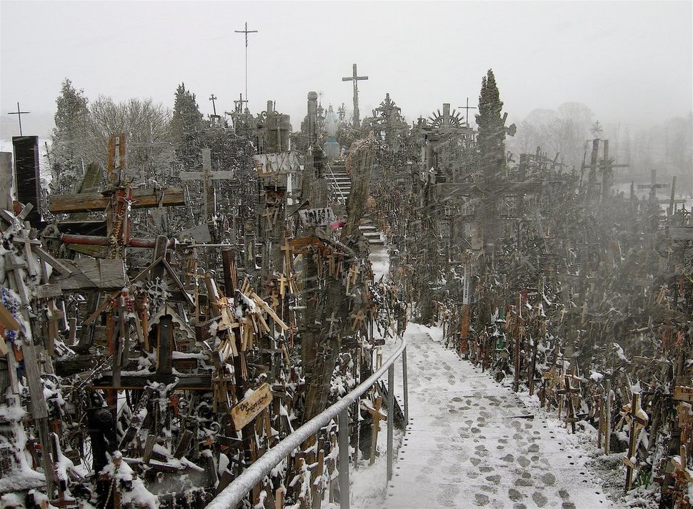 20. Hill of Crosses in Lithuania