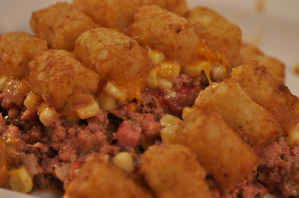 3. Tater Tot Casserole