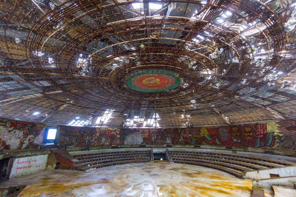 9. Abandoned House of the Communist Party in Bulgaria
