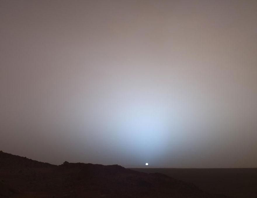 10. The sunset from Mars