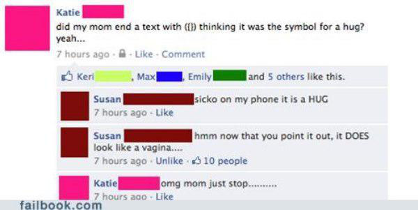 Whatever You Do On Facebook Your Mom Is Here To Give You The Proper Response Rofl