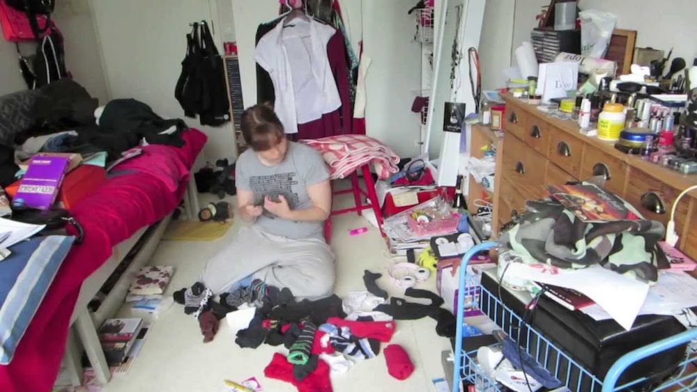 5. When you are not feeling well try cleaning your messy room