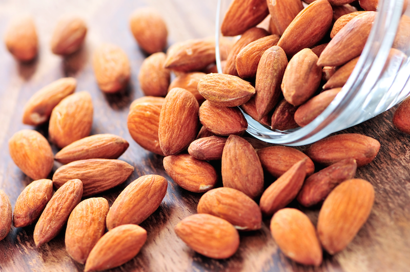 9. Eat more healthy fats like almonds or avocados