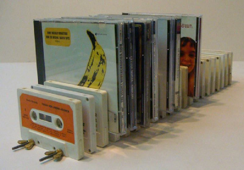 cassette tape CD holder