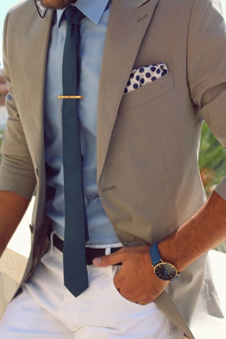 Your tie should always be darker than your dress shirt